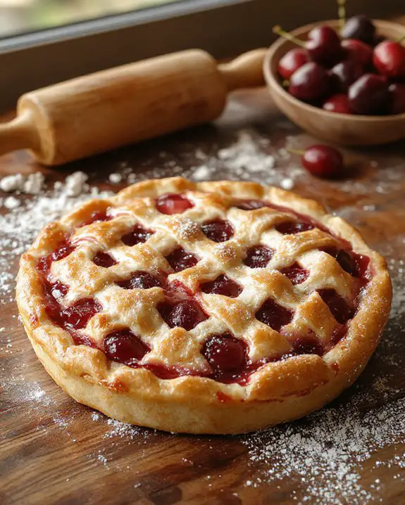 delicious cherry filled dessert