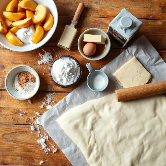fried peach ginger hand pies