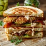 fried tomato bacon sandwich