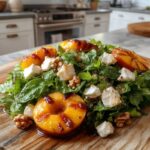 griddled peach salad delight