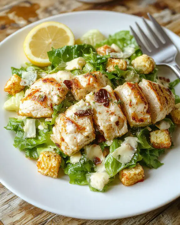 grilled chicken and romaine