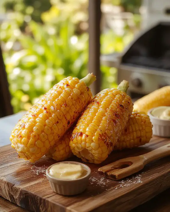 grilled corn on cob