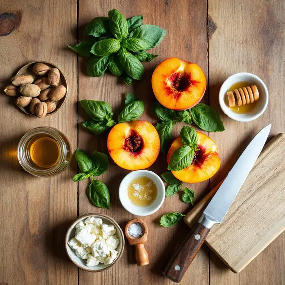 grilled peach salad recipe