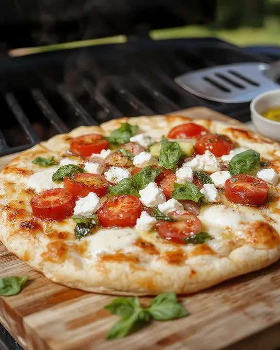 grilled pizza summer toppings