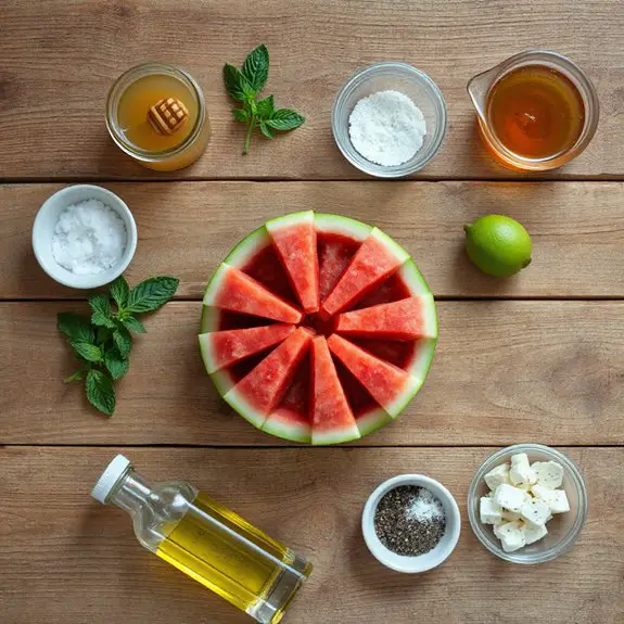 grilled watermelon summer appetizer