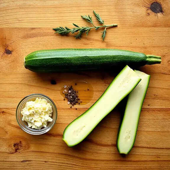 grilled zucchini with parmesan