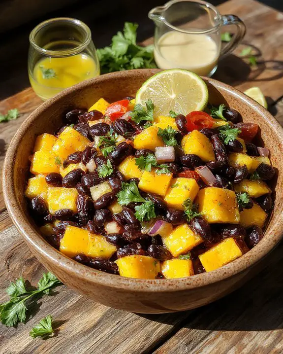mango and bean salad