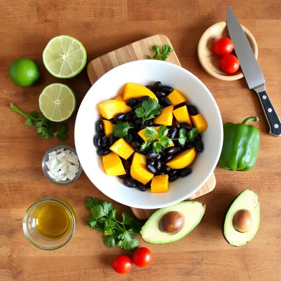 mango black bean salad