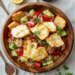 mediterranean salad with quinoa