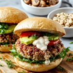 mushroom quinoa veggie burgers