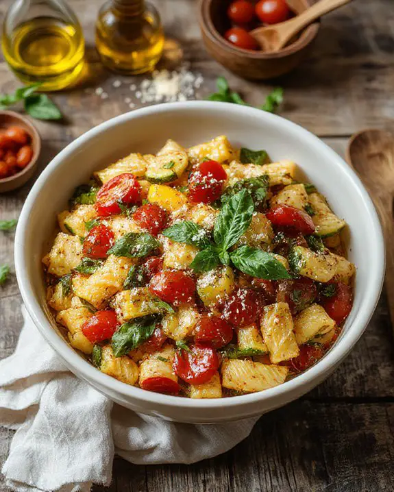 pasta dish with vegetables