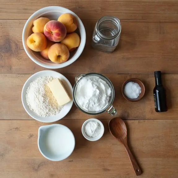 peach cobbler southern dessert