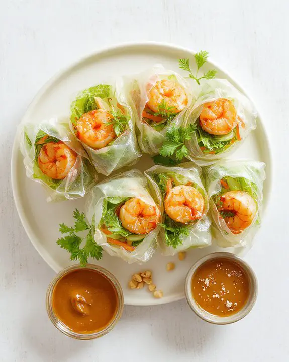 refreshing seafood wrap appetizer