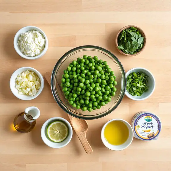 revitalizing chilled pea soup