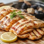 salmon with mustard seasoning