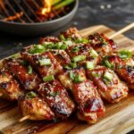 savory grilled pork skewers
