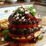 savory grilled vegetable layers