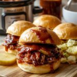 savory pulled pork sandwiches