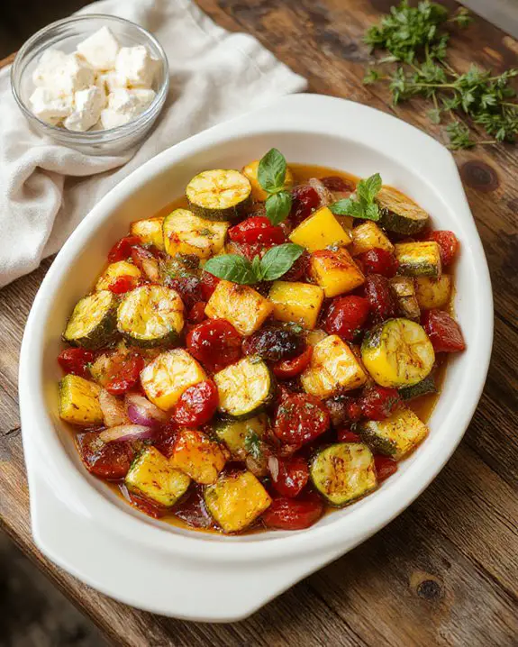 savory roasted vegetable medley