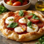 savory tomato mozzarella tart