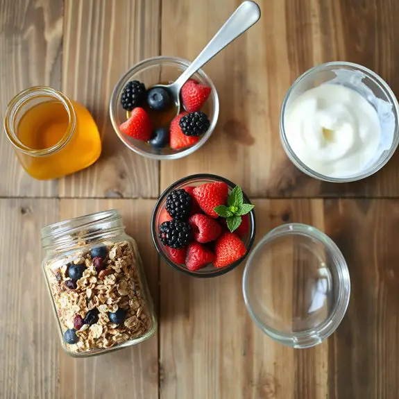 summer berry yogurt parfait