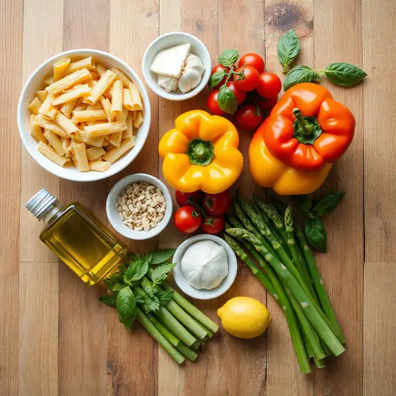 vibrant vegetable rigatoni recipe
