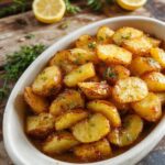 zesty roasted greek potatoes