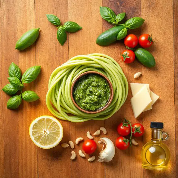 zucchini noodle salad recipe