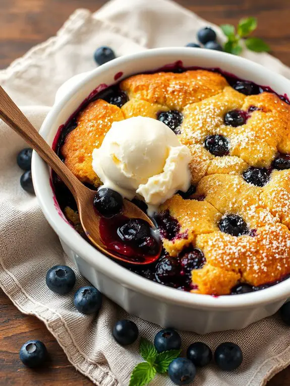 blueberry cornbread dessert recipe