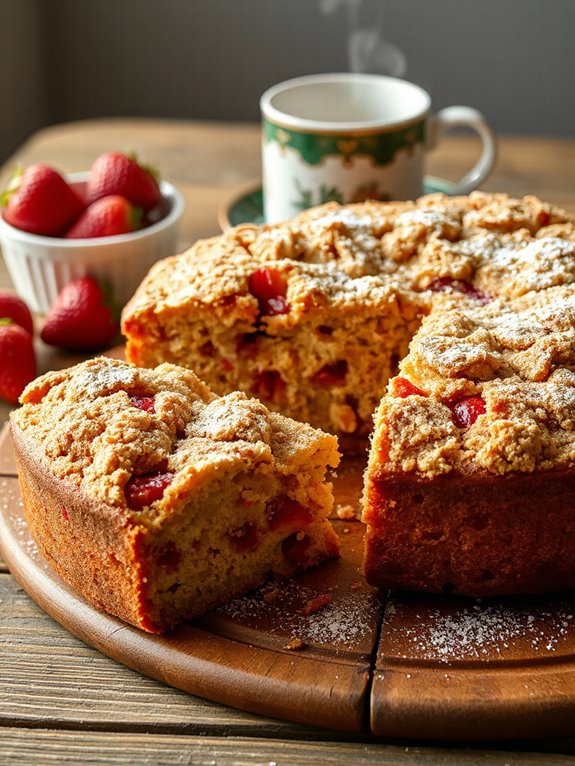 buttery strawberry coffee delight