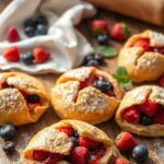 delicious desserts with berries