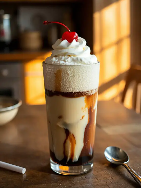 delicious fizzy dessert drink