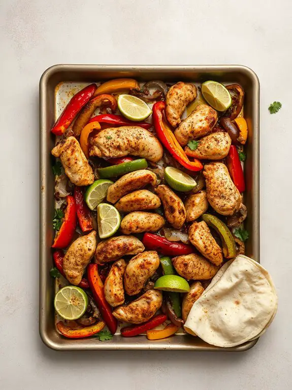 easy one pan fajita meal