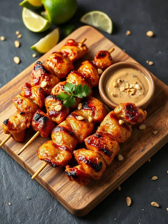 grilled chicken skewers sauce