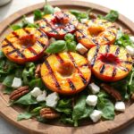 grilled peach salad recipe