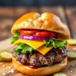 grilled summer burger delight