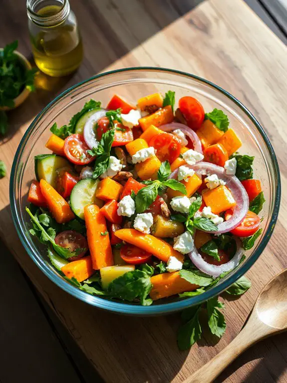 healthy salads with dressings