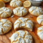 lemon flavored crinkle cookies recipe