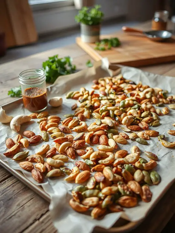 nutty summer snack mix