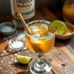 pickled cucumber tequila cocktail
