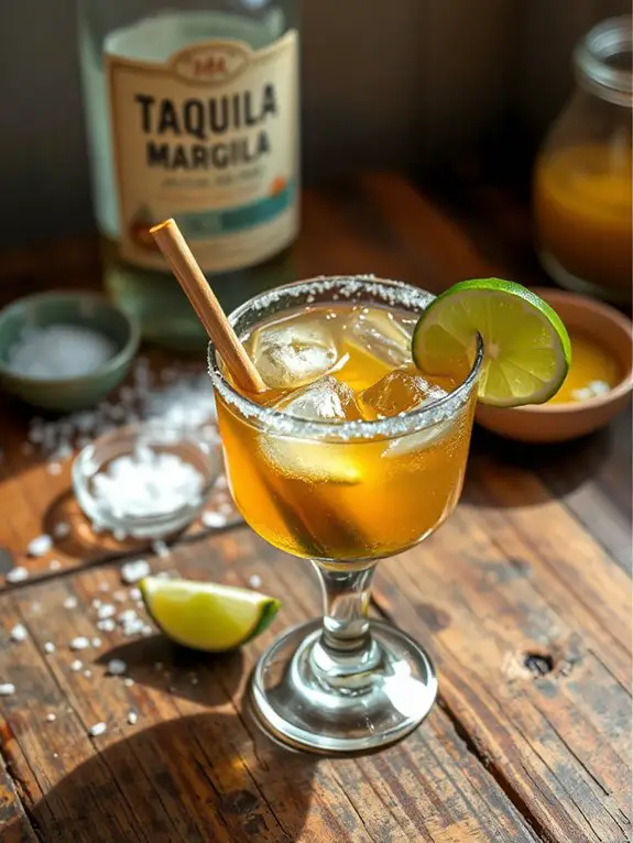 pickled cucumber tequila cocktail