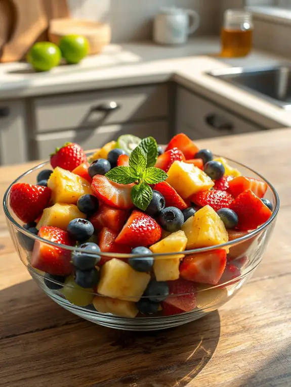 refreshing seasonal fruit medley
