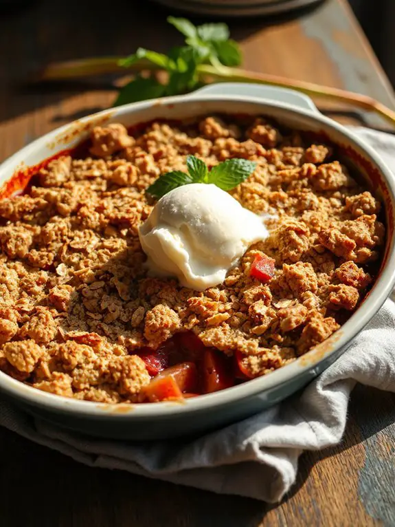 rhubarb panna cotta compote