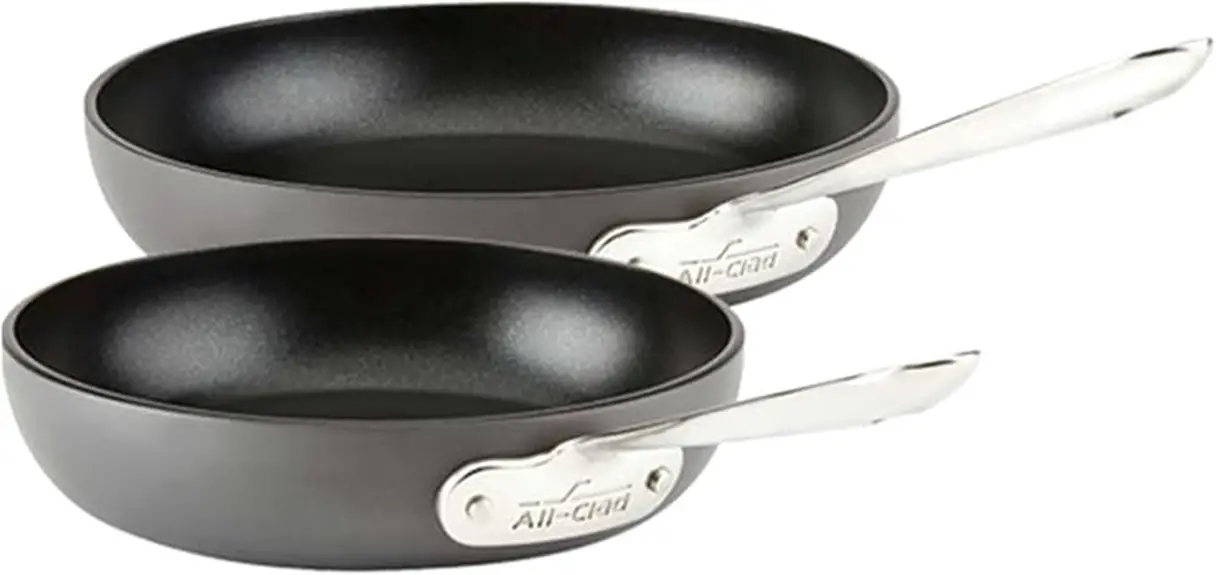 all clad nonstick fry pan set