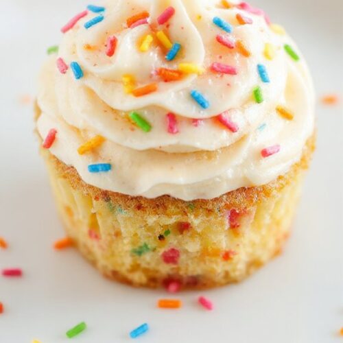 Confetti Sprinkle Cupcakes Recipe
