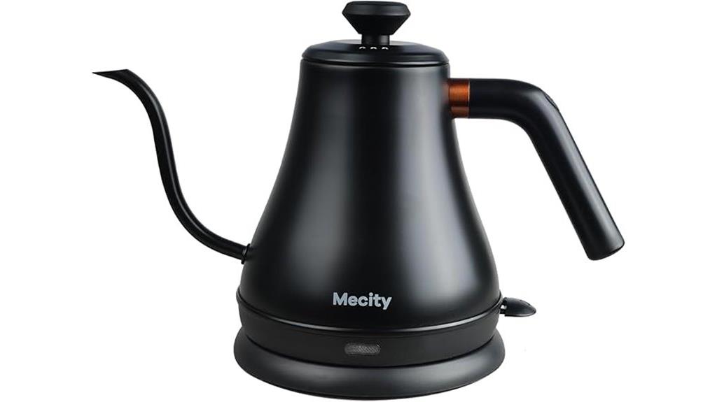 black gooseneck electric kettle
