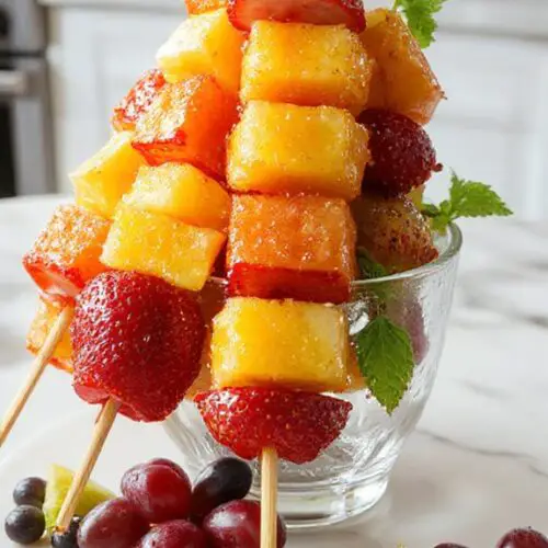 Rainbow Fruit Kabobs Recipe