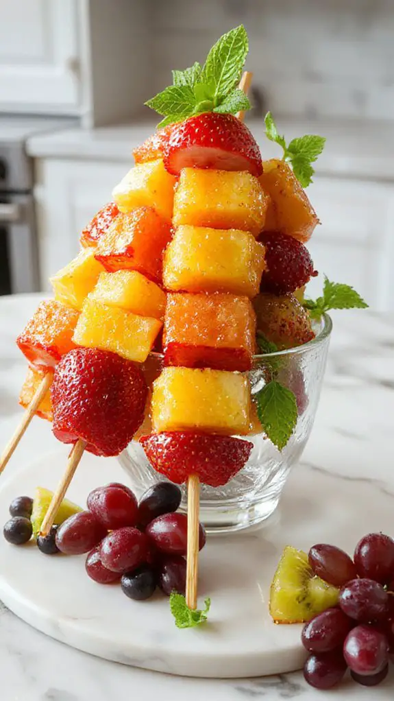 colorful fruit kabobs nutrition