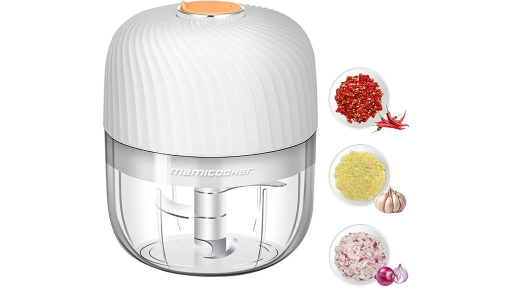 compact electric vegetable chopper