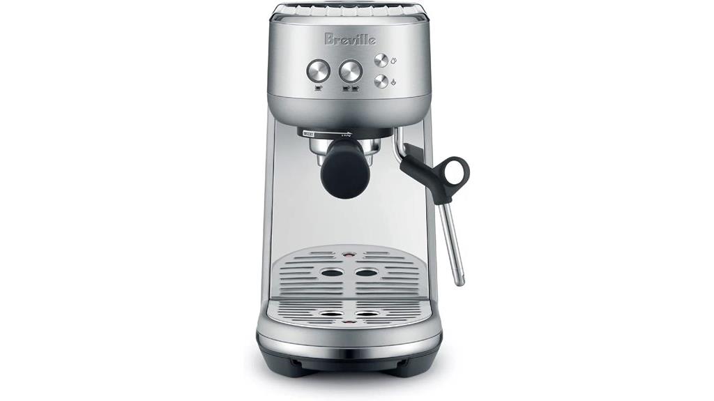 compact stainless steel espresso